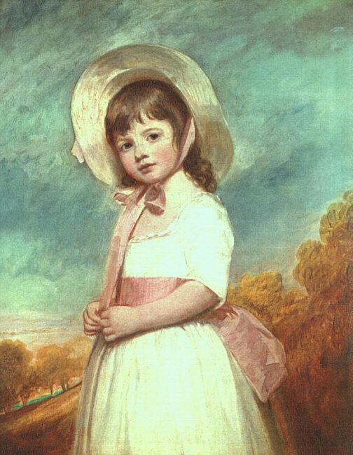 George Romney Miss Willoughby oil painting image